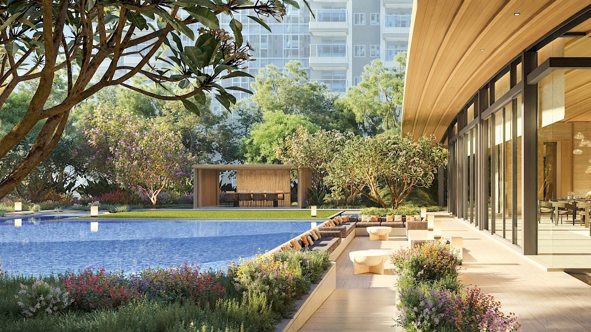 Grand MayFair clubhouse exterior